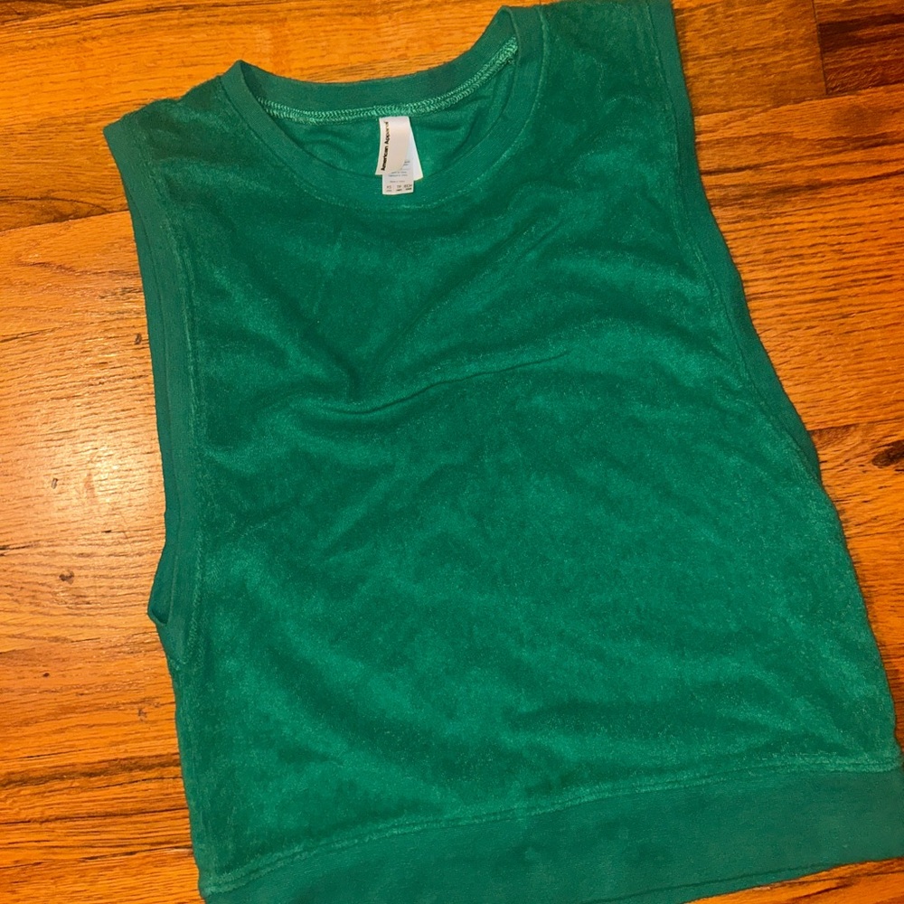 American Apparel terry cloth tank